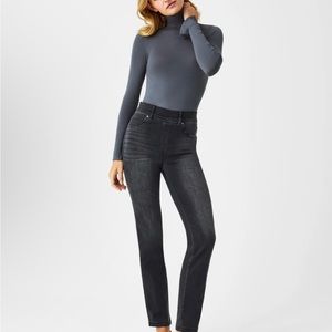 Spanx Straight Leg Jeans (3X, Vintage Black)